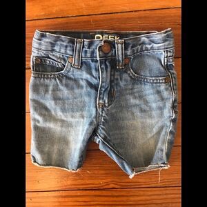 Peek Dungarees Denim Toddler Shorts